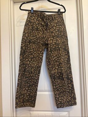 KUT FROM THE KLOTH Ashton Relaxed Leg Barrel Pant (Leopard)